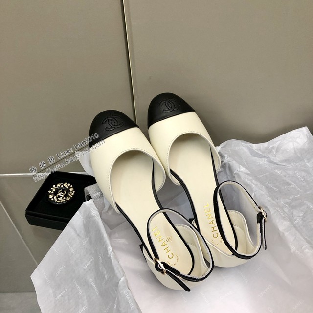 Chanel香奈兒2022春款系列瑪麗珍鞋女士單鞋平底鞋圓頭單皮鞋 dx3061